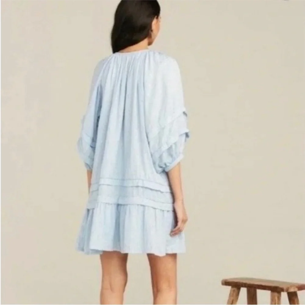 Roller Rabbit Blue Weir Tamania Dress Medium - Picture 2 of 10